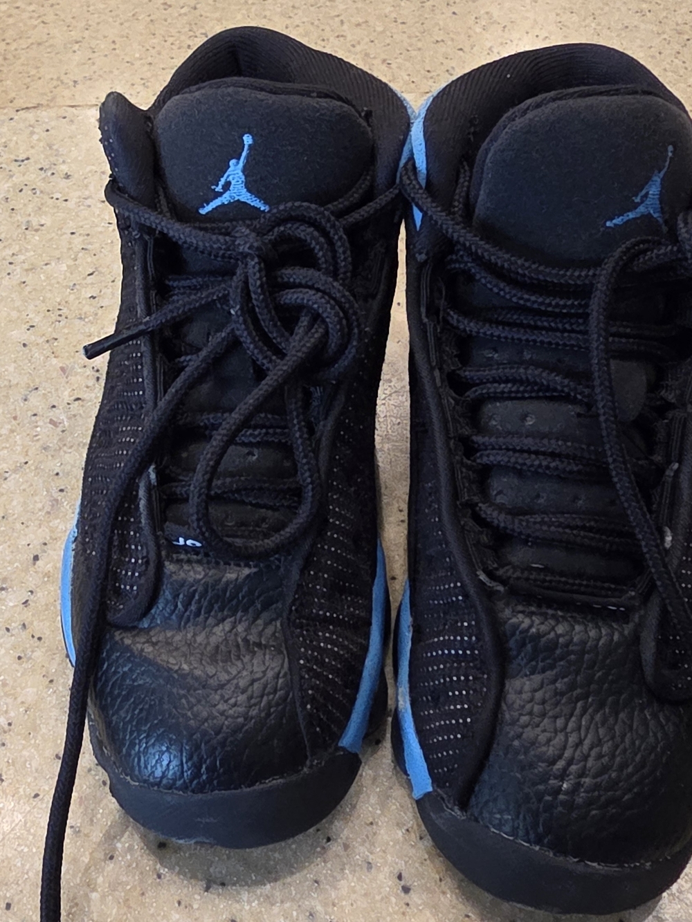 Nike Air Jordan Black & Carolina Blue Sneakers